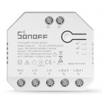 MODULO INTELIGENTE DE 2 CANAIS WIFI SONOFF DUAL R3