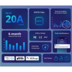 MODULO INTELIGENTE DE 1 CANAL WIFI SONOFF POWR320D